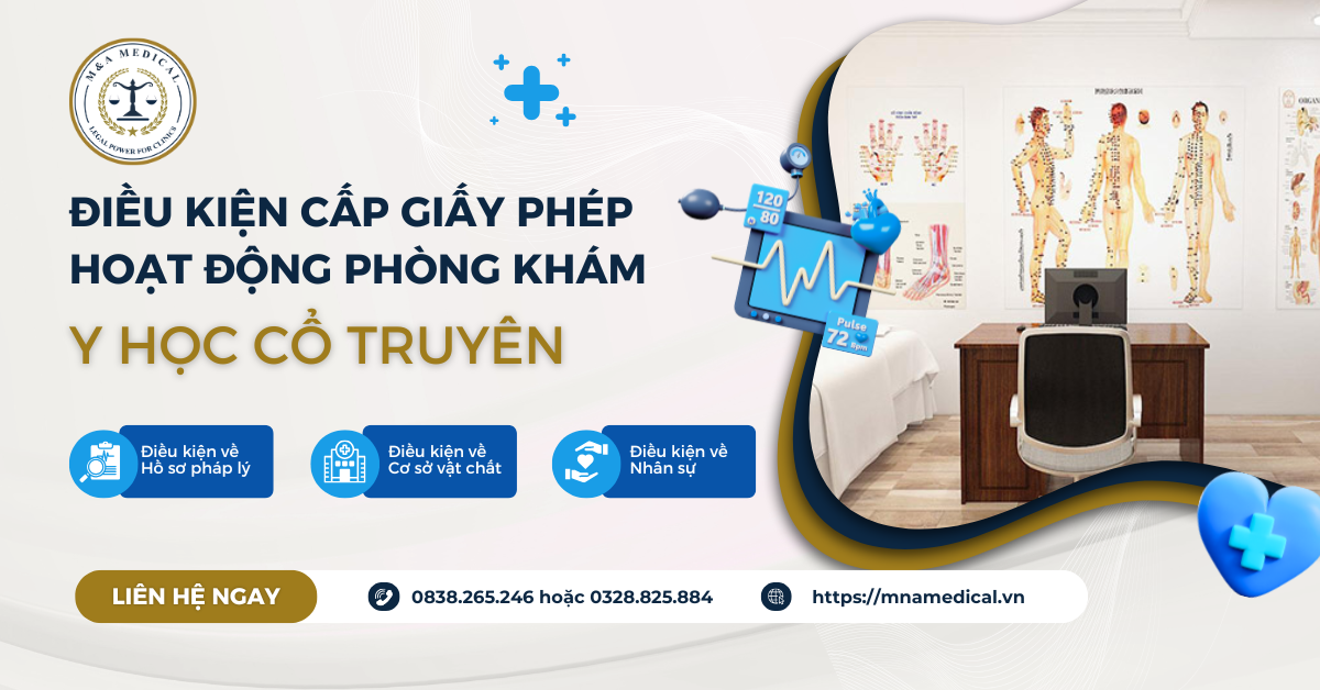 Điều kiện cấp giấy phép hoạt động đối với phòng khám YHCT