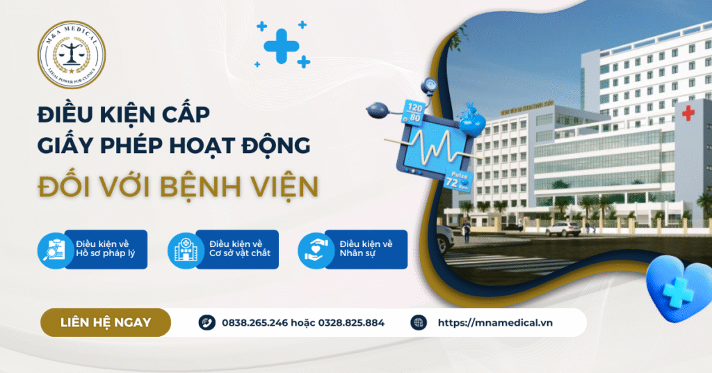 Điều kiện cấp giấy phép hoạt động đối với bệnh viện