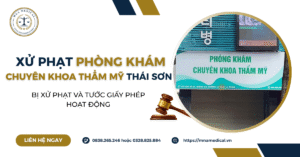 Phòng khám chuyên khoa thẩm mỹ Thái Sơn tiếp tục bị xử phạt do nhiều vi phạm