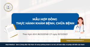 Mẫu hợp đồng thực hành khám bệnh, chữa bệnh